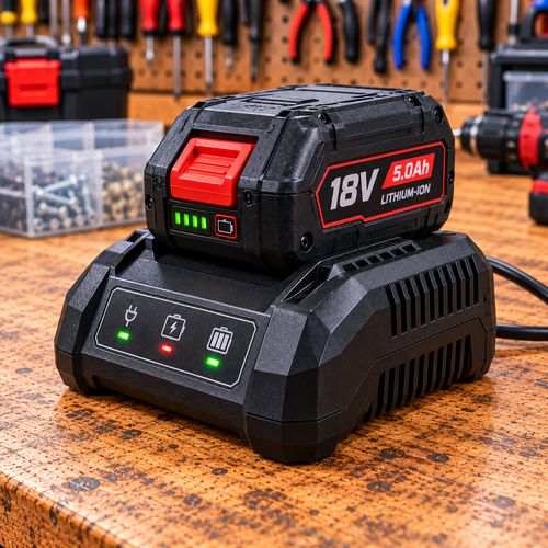 Tool battery charger